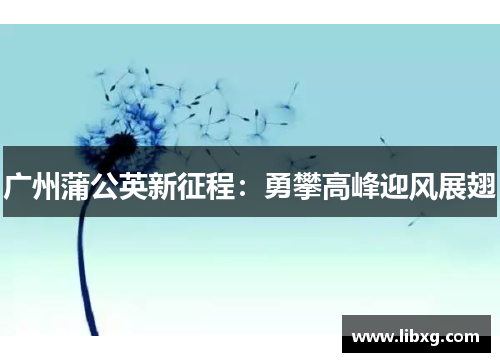 广州蒲公英新征程：勇攀高峰迎风展翅